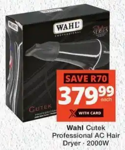 MediRite Wahl Cutek Professional AC Hair Dryer offer