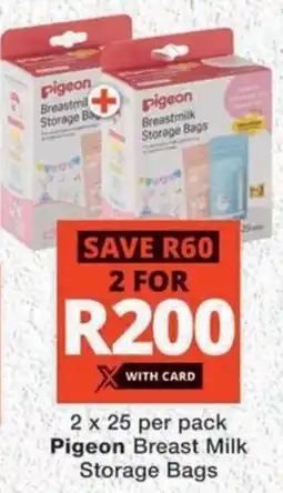 MediRite Pigeon Breast Milk Storage Bags offer