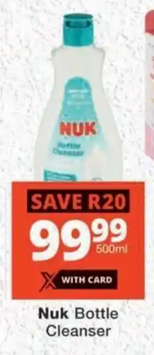 MediRite Nuk Bottle Cleanser offer