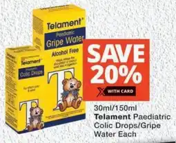 MediRite Telament Paediatric Colic Drops/ Gripe Water Each offer
