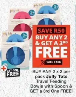 MediRite Jolly Tots Travel Feeding Bowls with Spoon offer