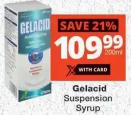 MediRite Gelacid Suspension Syrup offer