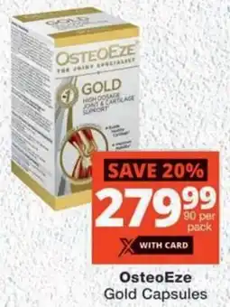 MediRite OsteoEze Gold Capsules offer