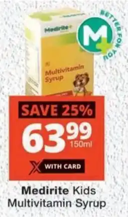 MediRite Medirite Kids Multivitamin Syrup offer