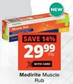 MediRite Medirite Muscle Rub offer