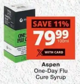 MediRite Aspen One-Day Flu Cure Syrup offer