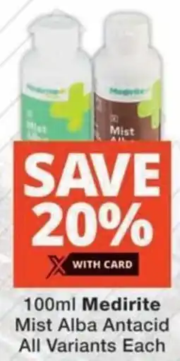 MediRite Medirite Mist Alba Antacid All Variants Each offer