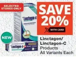 MediRite Linctagon/ Linctagon-C Products All Variants Each offer