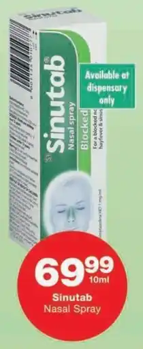 MediRite Sinutab Nasal Spray offer