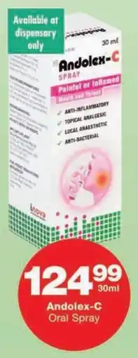 MediRite Andolex-C Oral Spray offer