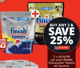 Checkers Finish Dishwasher Tablets All Variants offer