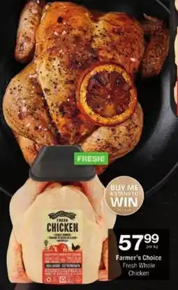 Checkers Farmer's Choice Fresh Whole Chicken offer