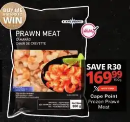 Checkers Cape Point Frozen Prawn Meat offer