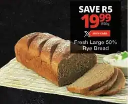 Checkers Fresh Large 50% Rye Bread offer