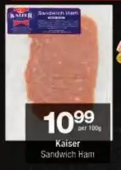 Checkers Kaiser Sandwich Ham offer