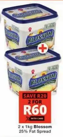 Checkers Blossom 25% Fat Spread offer
