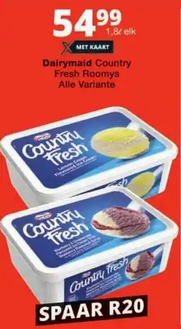 Checkers Dairymaid Country Fresh Ice Cream offer