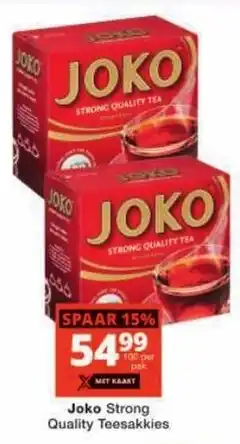 Checkers Joko Strong Quality Teesakkies offer