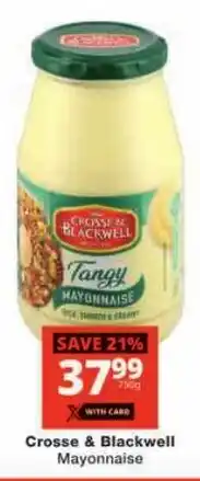 Checkers Crosse & Blackwell Mayonnaise offer