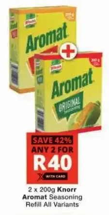 Checkers Knorr Aromat Seasoning Refill All Variants offer