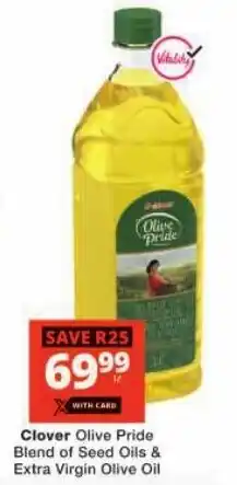 Checkers Clover Olive Pride Blend of Seed Oils & Extra Virgin Olive Oil offer