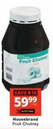 Checkers Housebrand Fruit Chutney offer