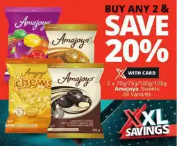 Amajoya Sweets All Variants