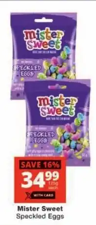 Checkers Mister Sweet Speckled Eggs offer