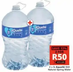 Checkers Aquellé Still Natural Spring Water offer