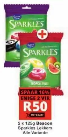 Checkers Beacon Sparkles offer