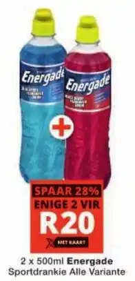 Checkers Energade Sports Drink offer