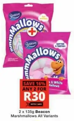 Checkers Beacon Marshmallows All Variants offer