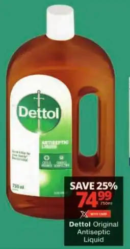 Checkers Dettol Original Antiseptic Liquid offer