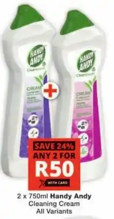 Checkers Handy Andy Cleaning Cream All Variants offer