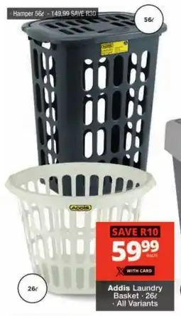 Checkers Addis Laundry Basket offer