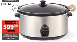 Checkers Platinum Slow Cooker with Glass Lid offer