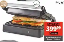 Platinum Panini Press