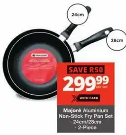 Checkers Majoré Aluminium Non-Stick Fry Pan Set offer