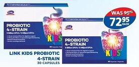 Link Pharmacy Link kids probiotic 4-strain offer