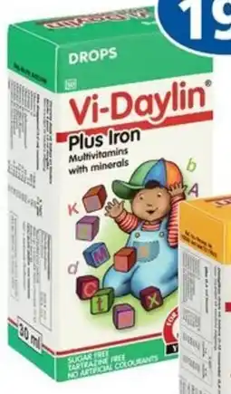 Link Pharmacy Vi-daylin plus iron multi- vitamins with minerals offer