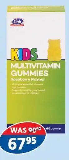 Link Pharmacy Link multi-vitamin gummies offer