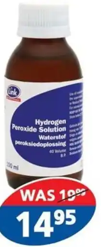 Link Pharmacy Link hydrogen peroxide solution 40v offer