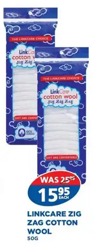 Link Pharmacy Linkcare zig zag cotton wool offer