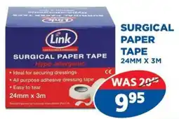 Link Pharmacy Link surgical paper tape offer