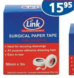 Link Pharmacy Link surgical paper tape offer