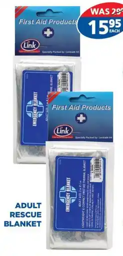Link Pharmacy Adult rescue blanket offer