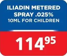 Link Pharmacy Iliadin metered spray .025% for children offer