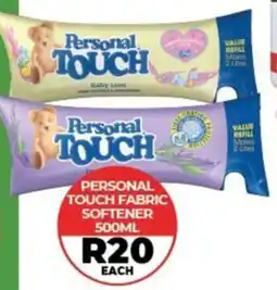 1UP Personal touch fabric softener offer