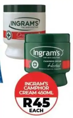 1UP Ingram's camphor cream offer
