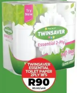1UP Twinsaver essential toilet paper 2ply offer
